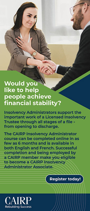 Become an Insolvency Administrator