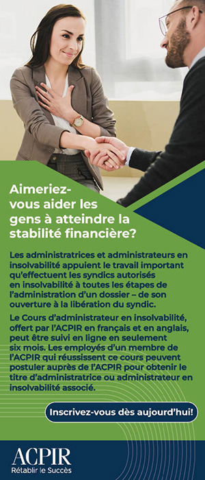 Devenir administrateur en insolvabilité